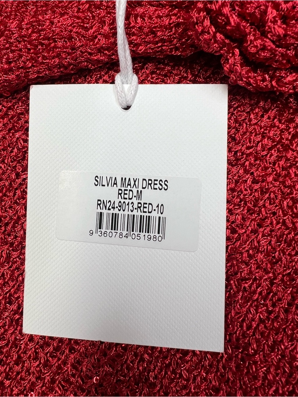 Runaway The Label Silvia Maxi Dress in Red Size Medium NWT Resortwear Evening - Picture 11 of 16